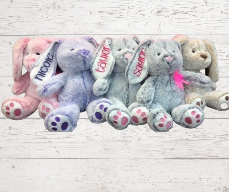 Personalized Easter Plush Bunny