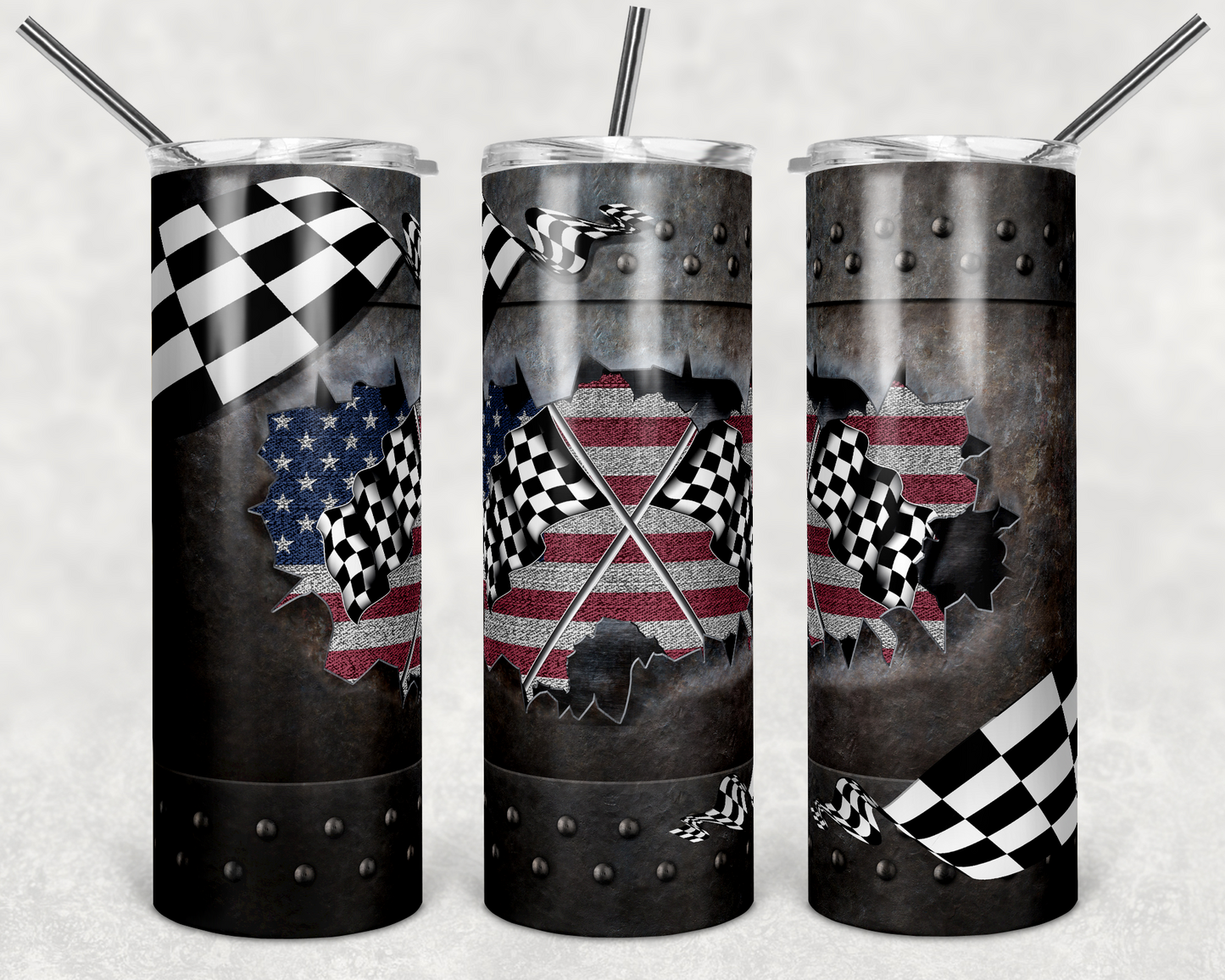 Racing Flag Tumbler